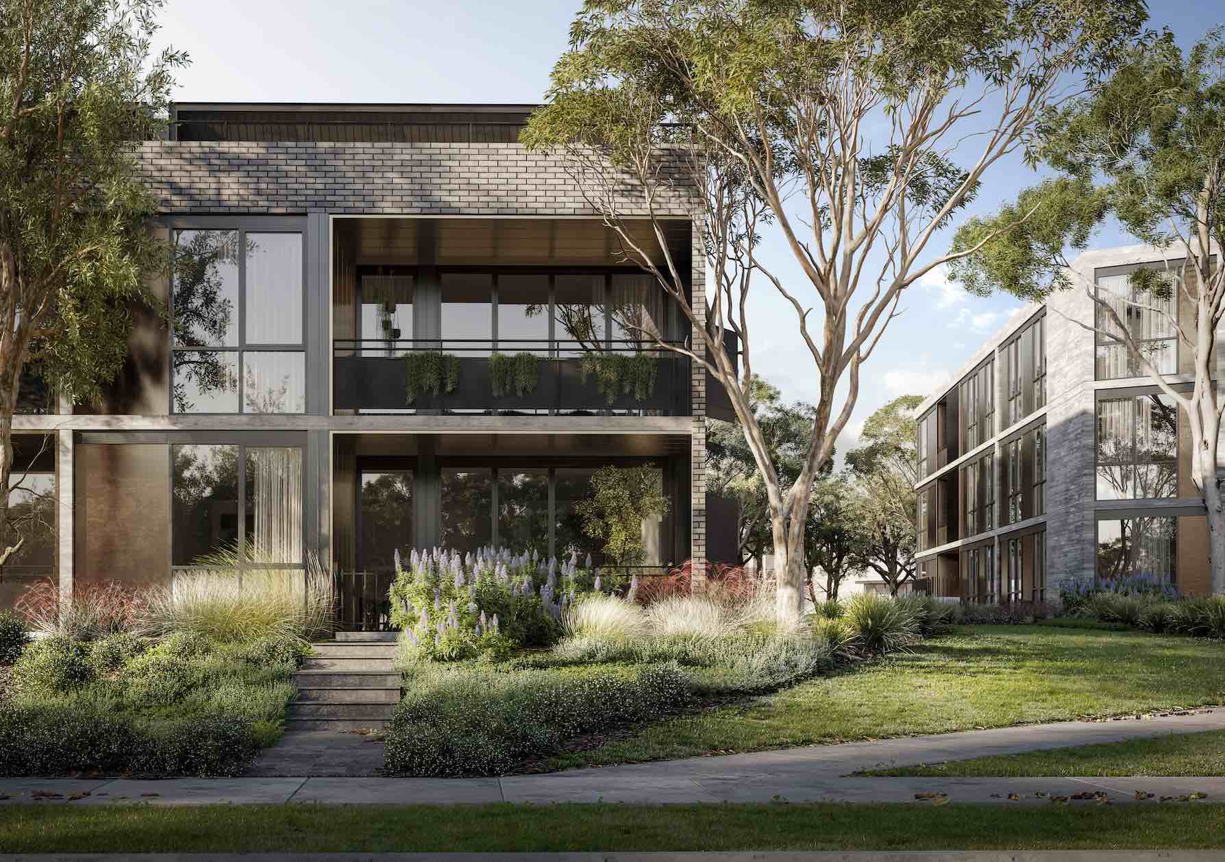 The Grounds Estate - Ivanhoe East Streetscape