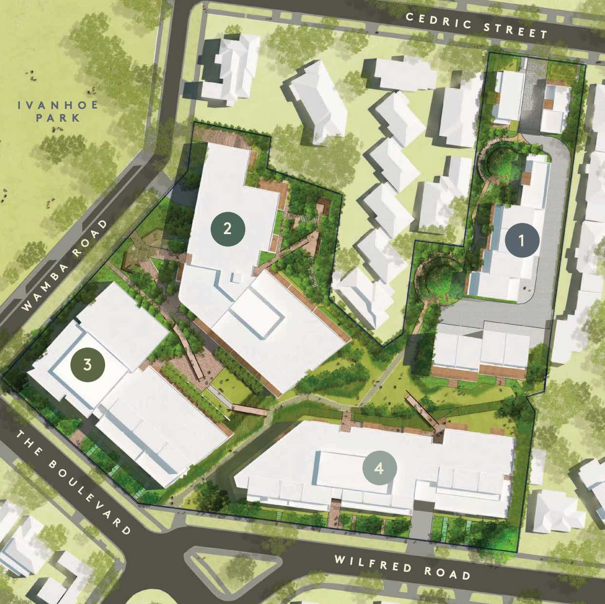 The Grounds of Ivanhoe East Masterplan