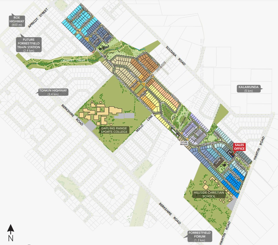 The Hales Estate - Forrestfield Master Plan
