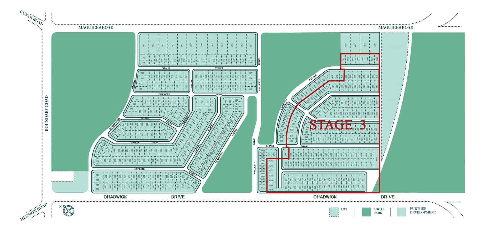The Hills Estate - Gables Masterplan