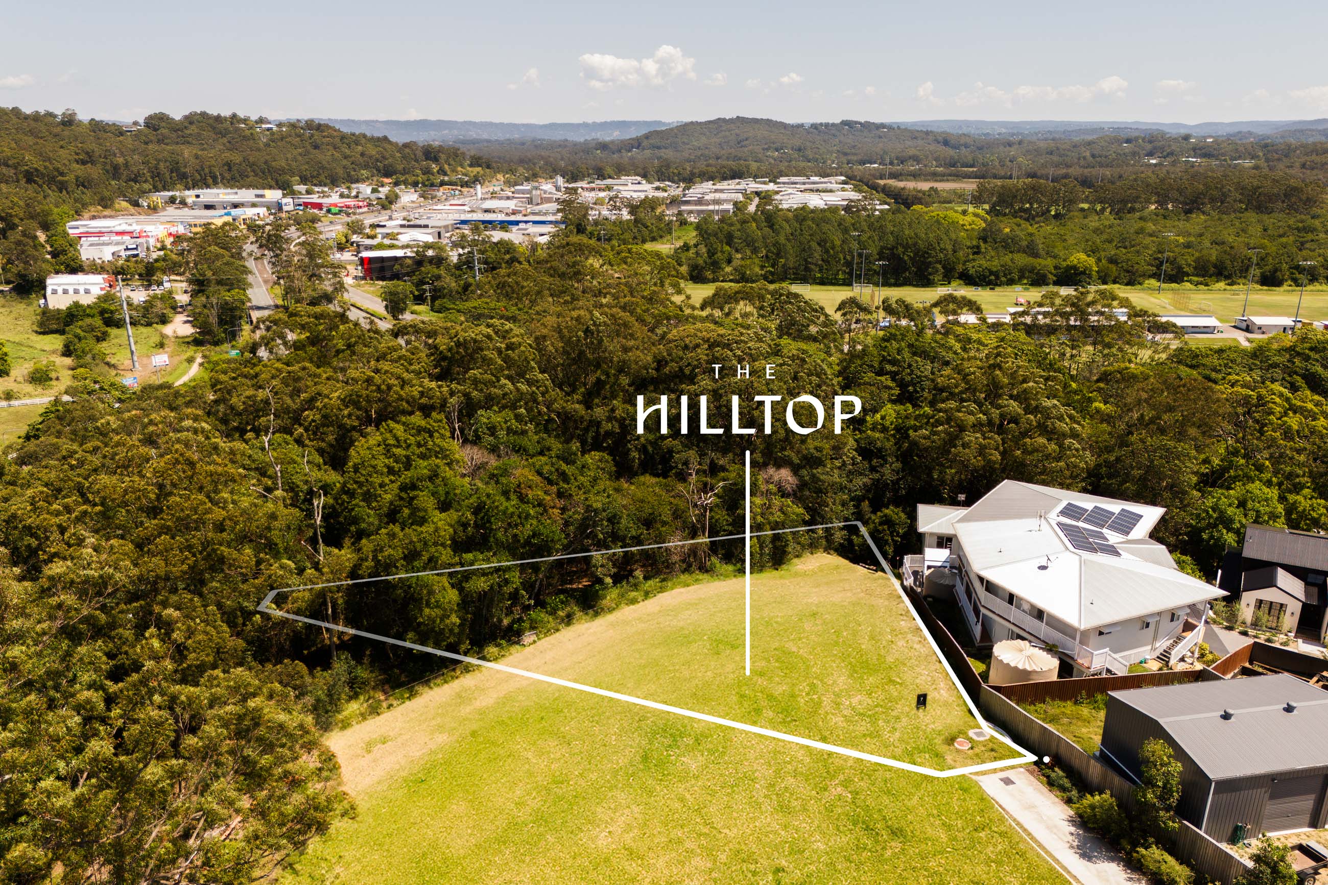 The Hilltop Estate Sunshine Coast - Kuluin Aerial