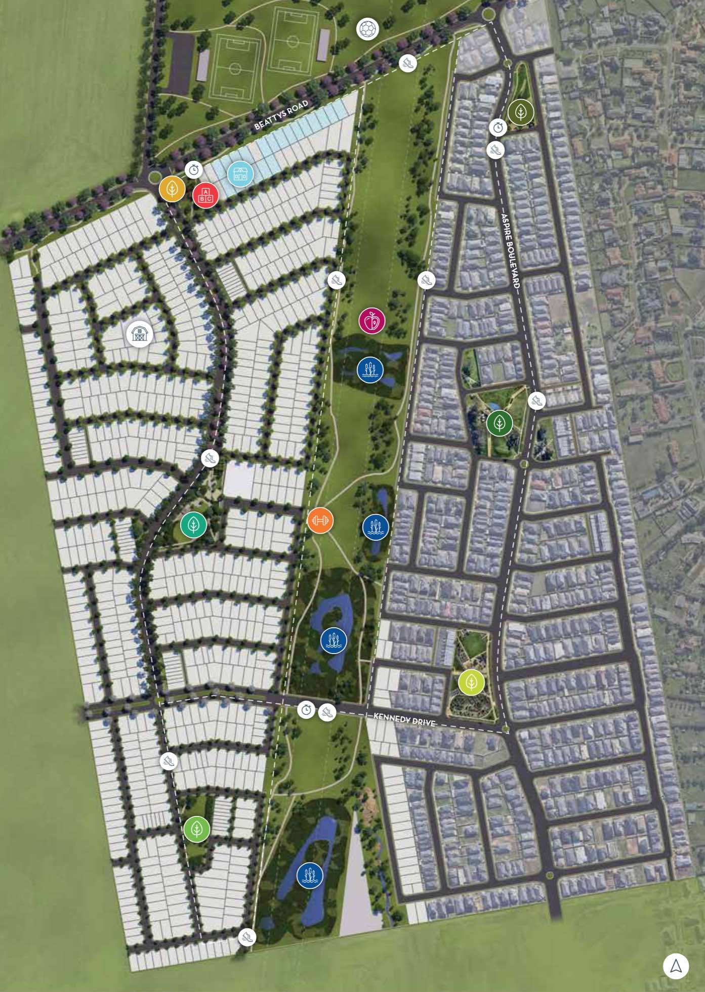 The Ivory Project at Aspire Estate - Fraser Rise Masterplan