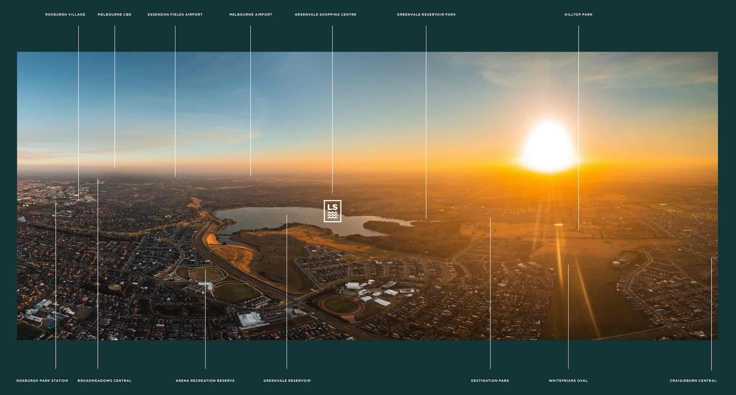 The Lakeside Estate - Greenvale Aerial