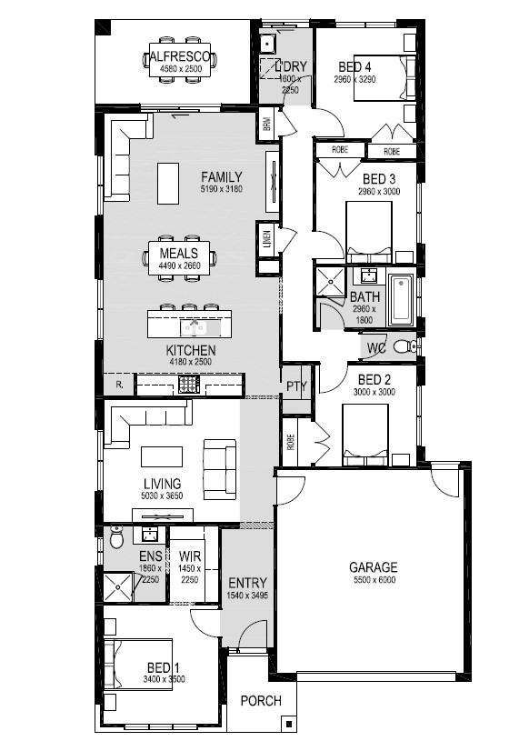 The Lakeside Estate - Greenvale Lot 13 Floorplan