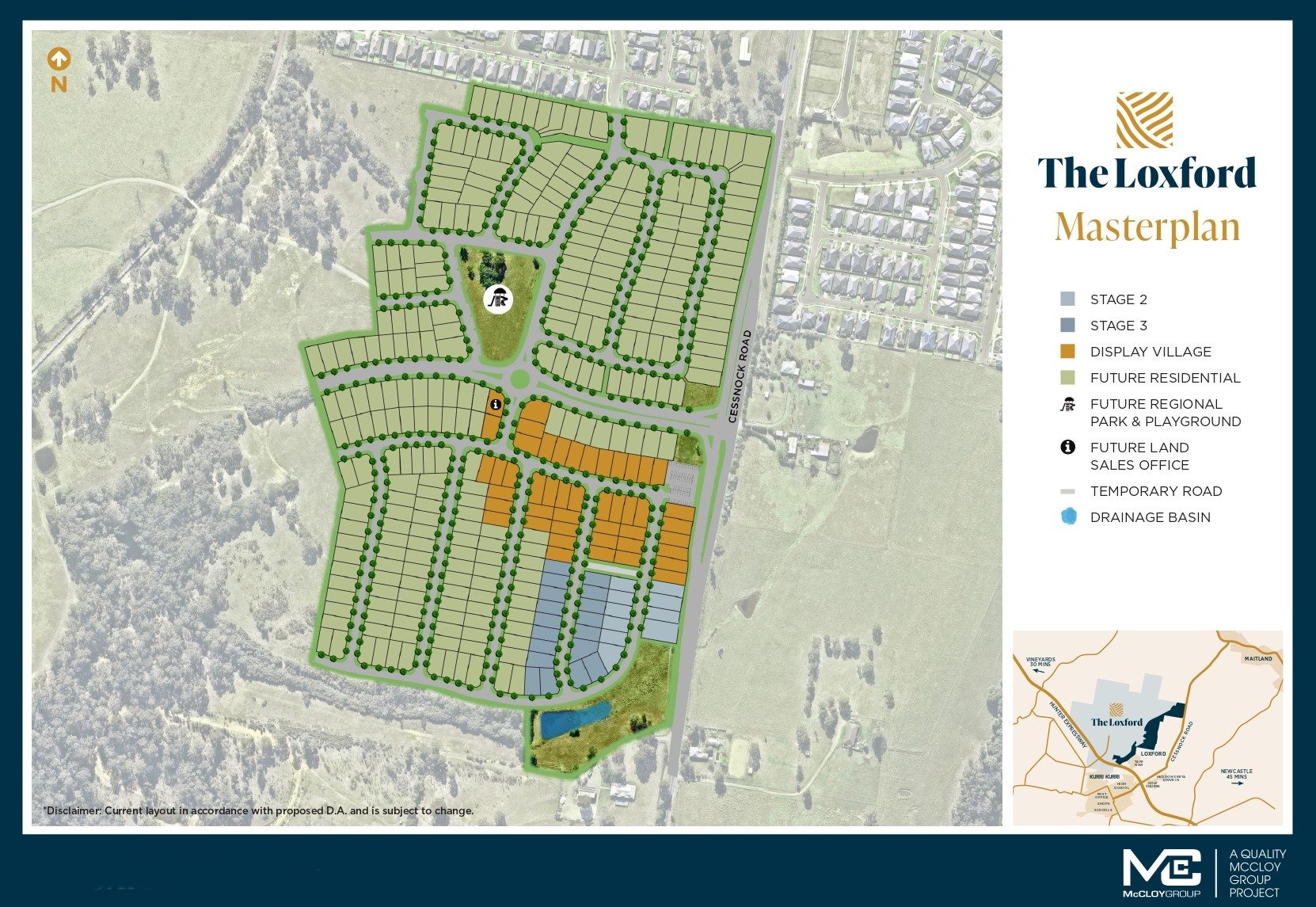 The Loxford Estate - Gillieston Heights Release Map
