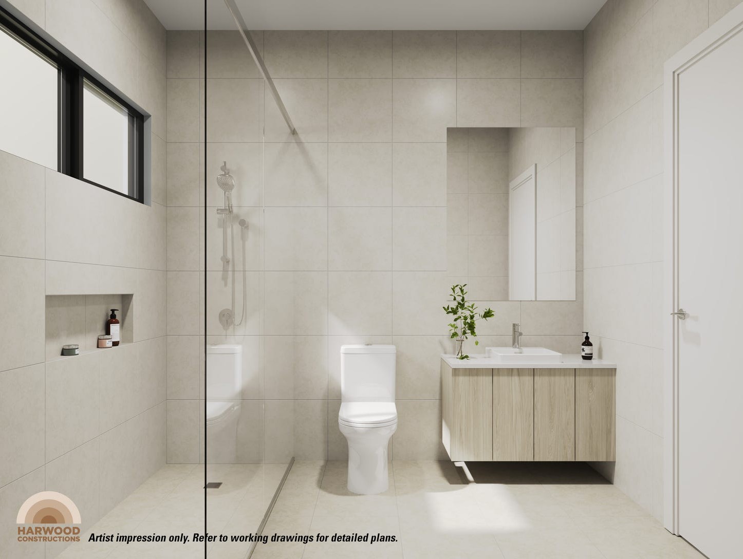 The Lyndarum Project at Lyndarum North - Wollert Bathroom