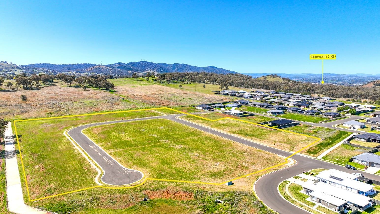 The Meadows Estate - North Tamworth Aerial