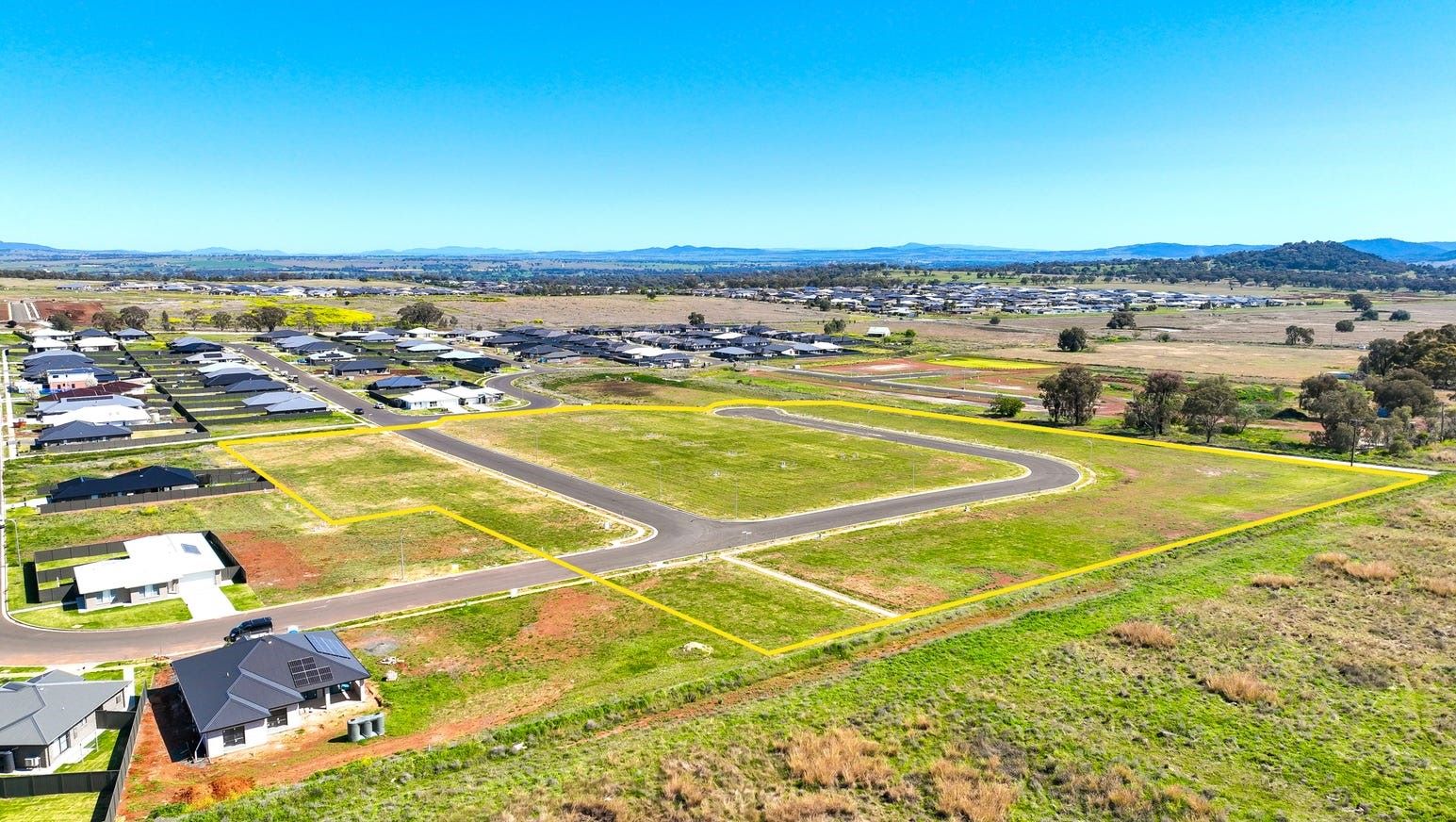 The Meadows Estate - North Tamworth Aerial