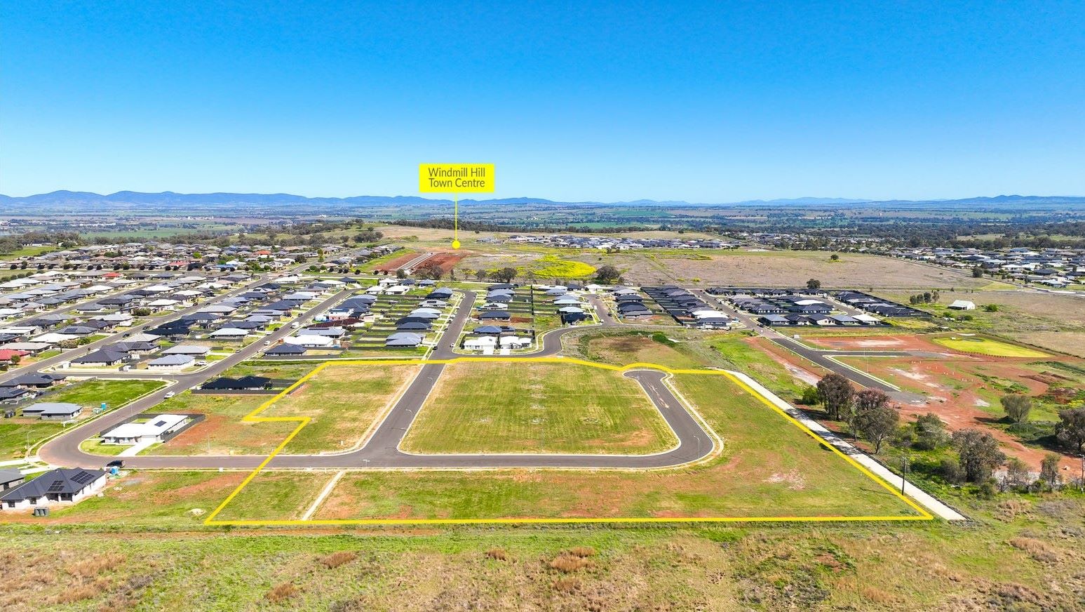 The Meadows Estate - North Tamworth Aerial