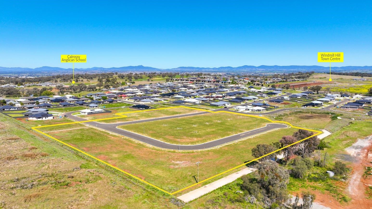 The Meadows Estate - North Tamworth Aerial