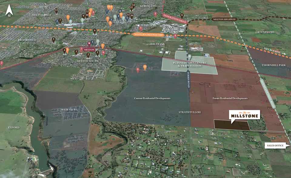 The Millstone Location Map