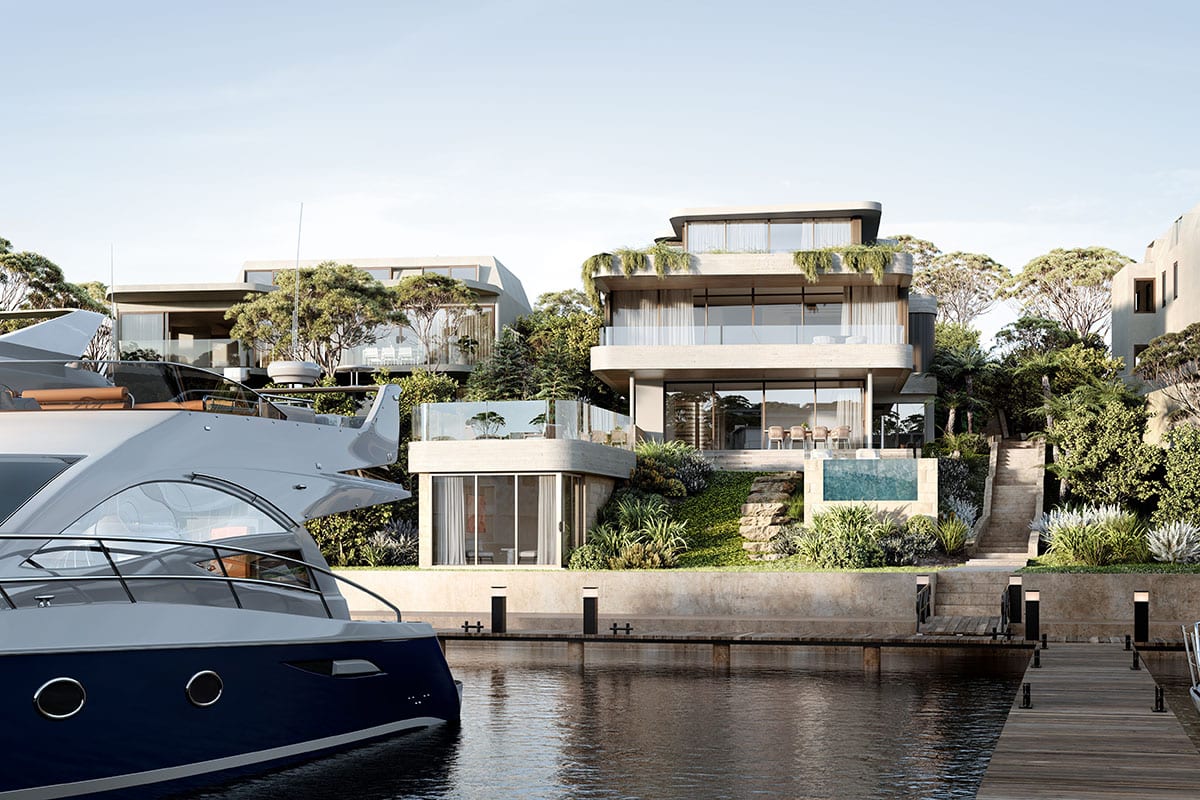 The Moorings Estate - Newport Render