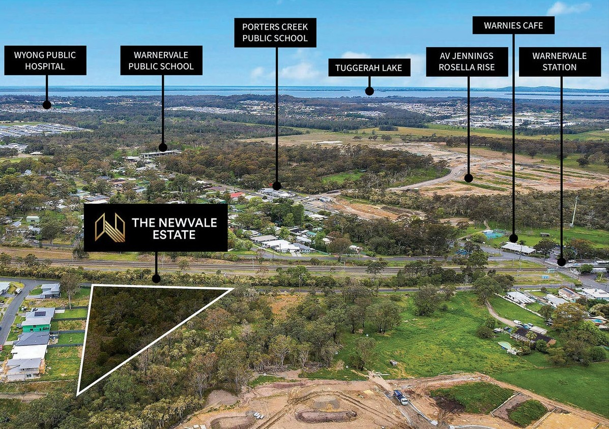 The Newvale Estate - Warnervale Aerial
