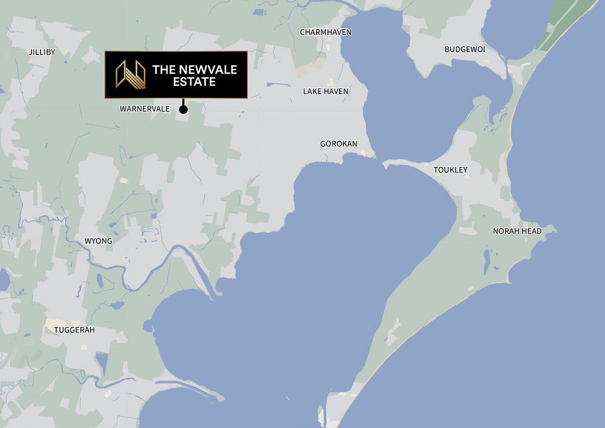 The Newvale Estate - Warnervale Location Map