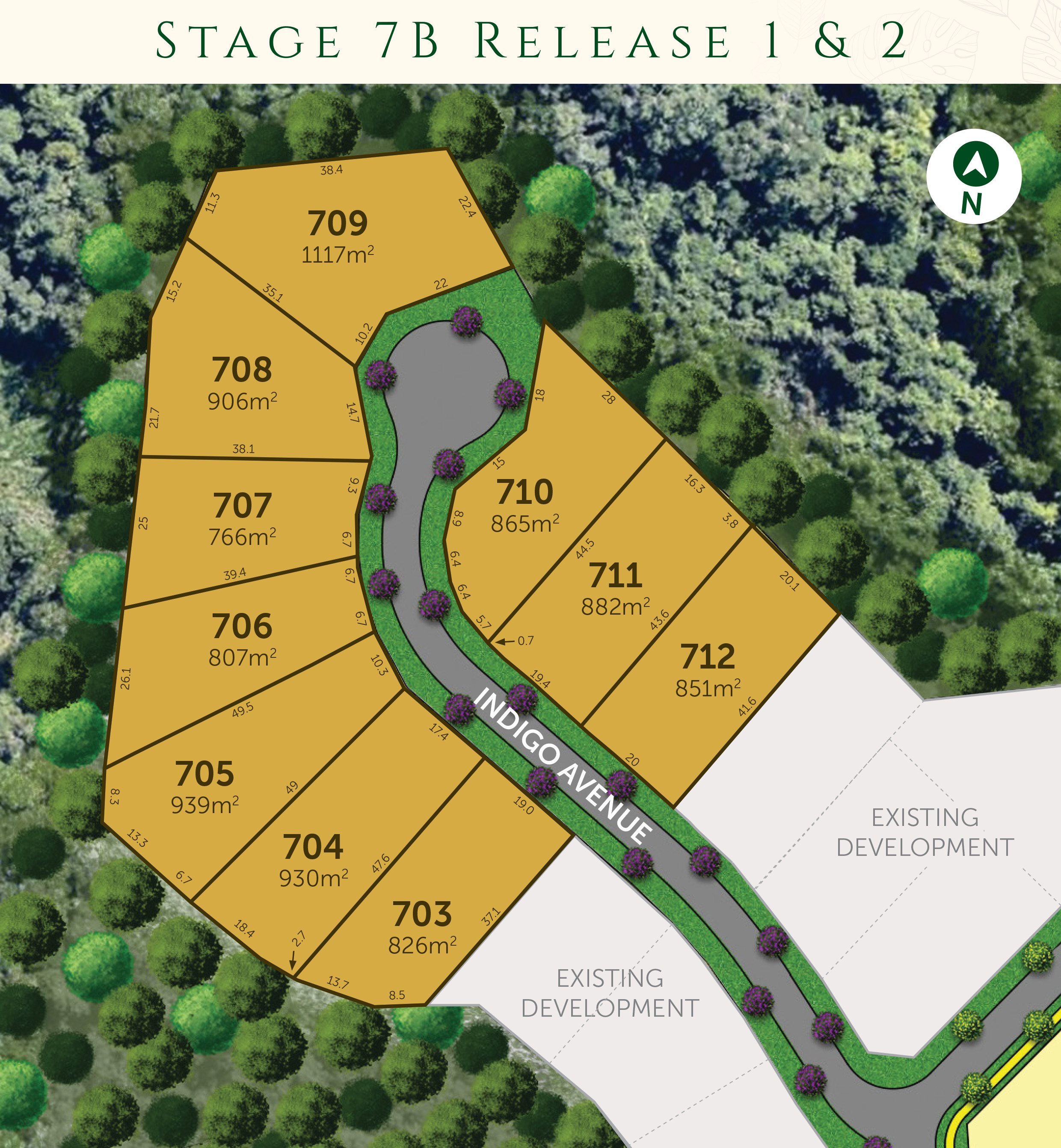 The Outlook Estate - Bentley Release Map