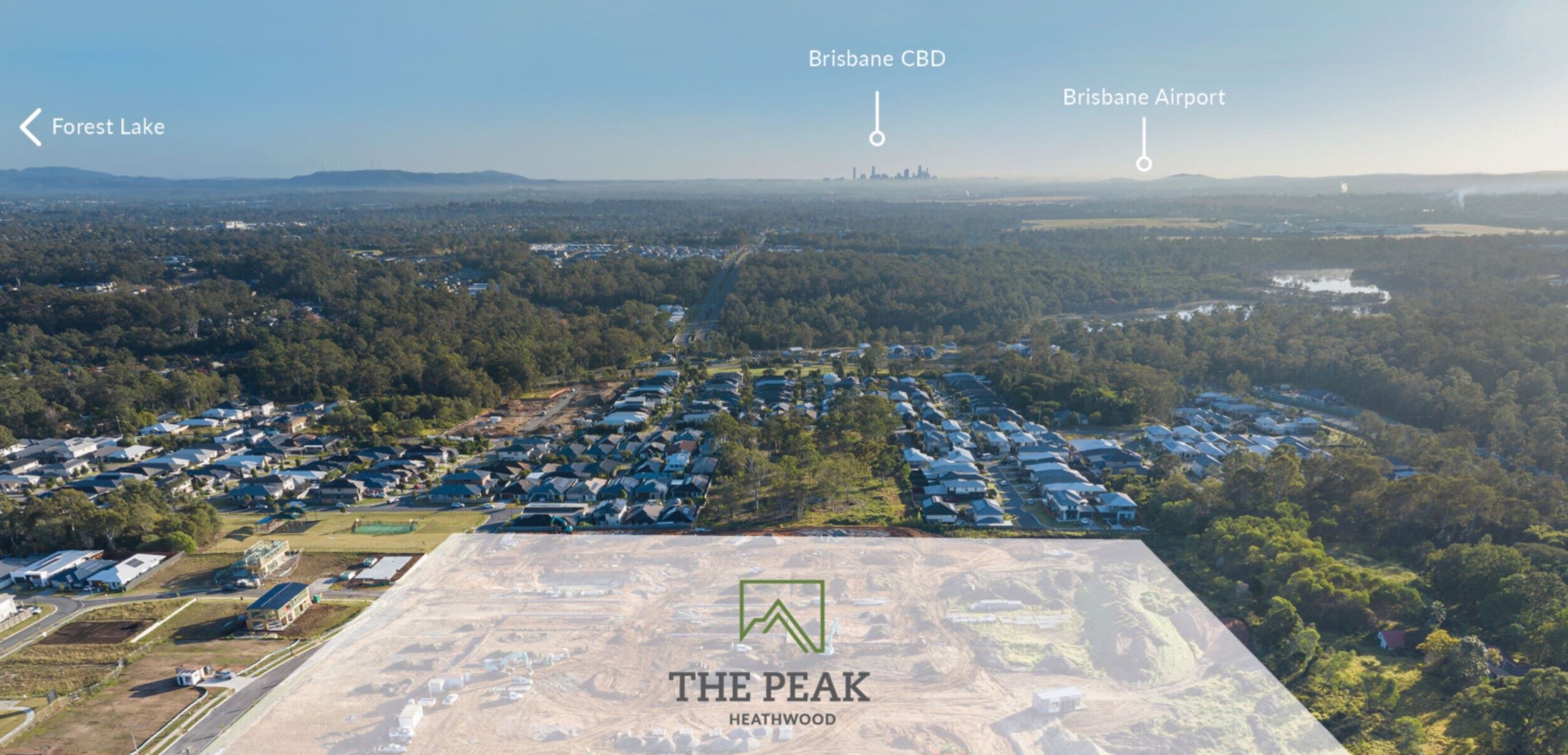 The Peak Estate - Heathwood Aerial