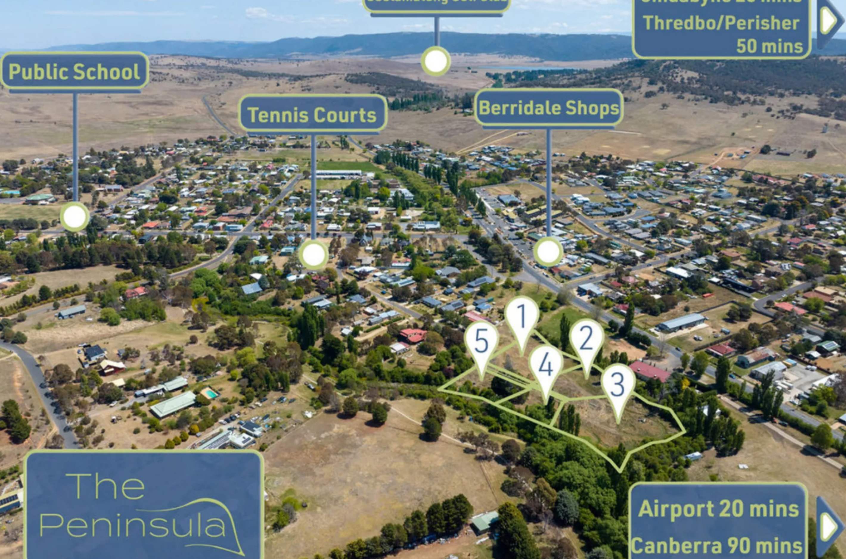 The Peninsula Estate - Berridale Location Map