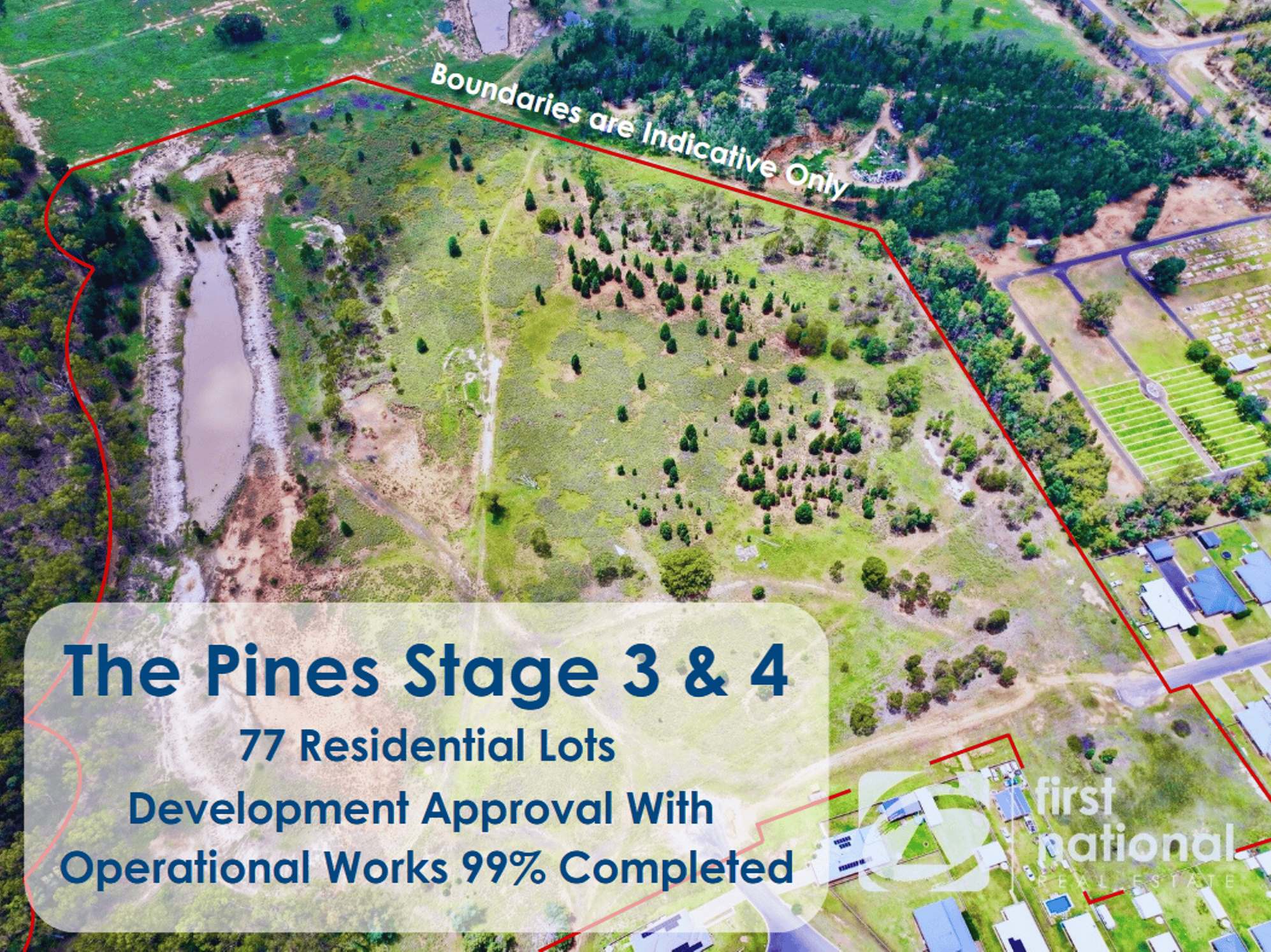 The Pines Estate - Miles Aerial