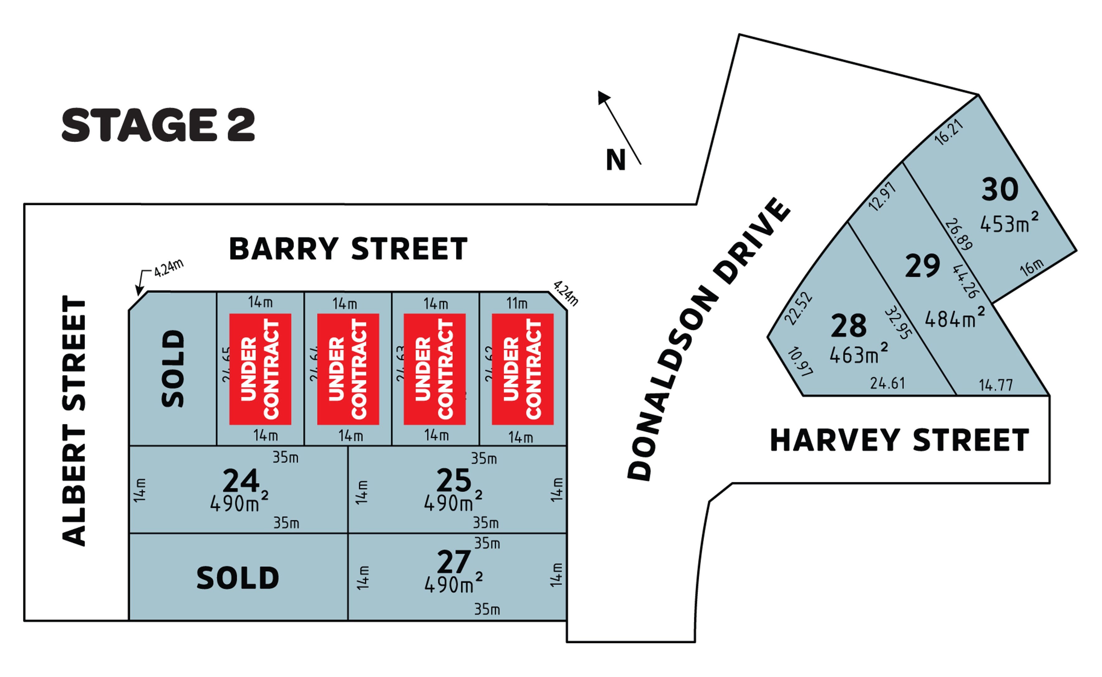 The Precinct Estate - Winchelsea Release Map