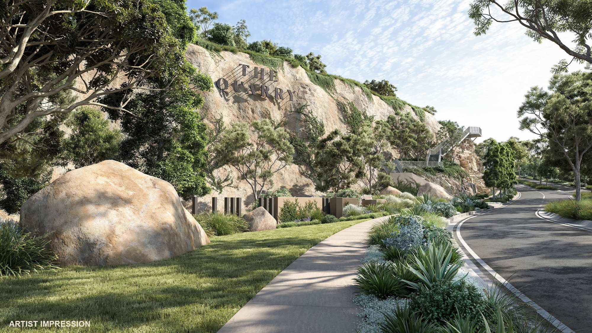 The Quarry Estate - Keperra Render