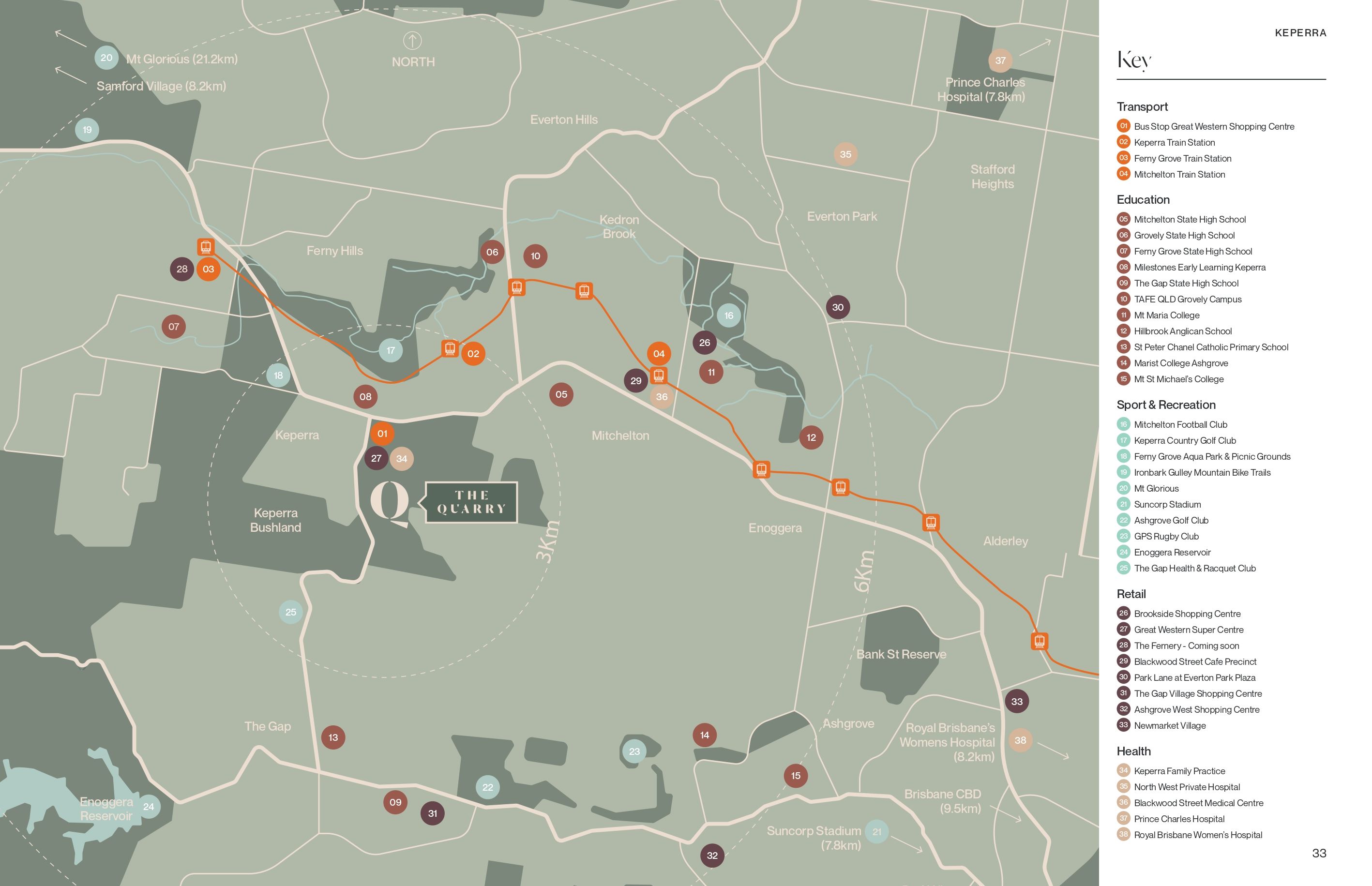The Quarry Estate - Keperr Location Map