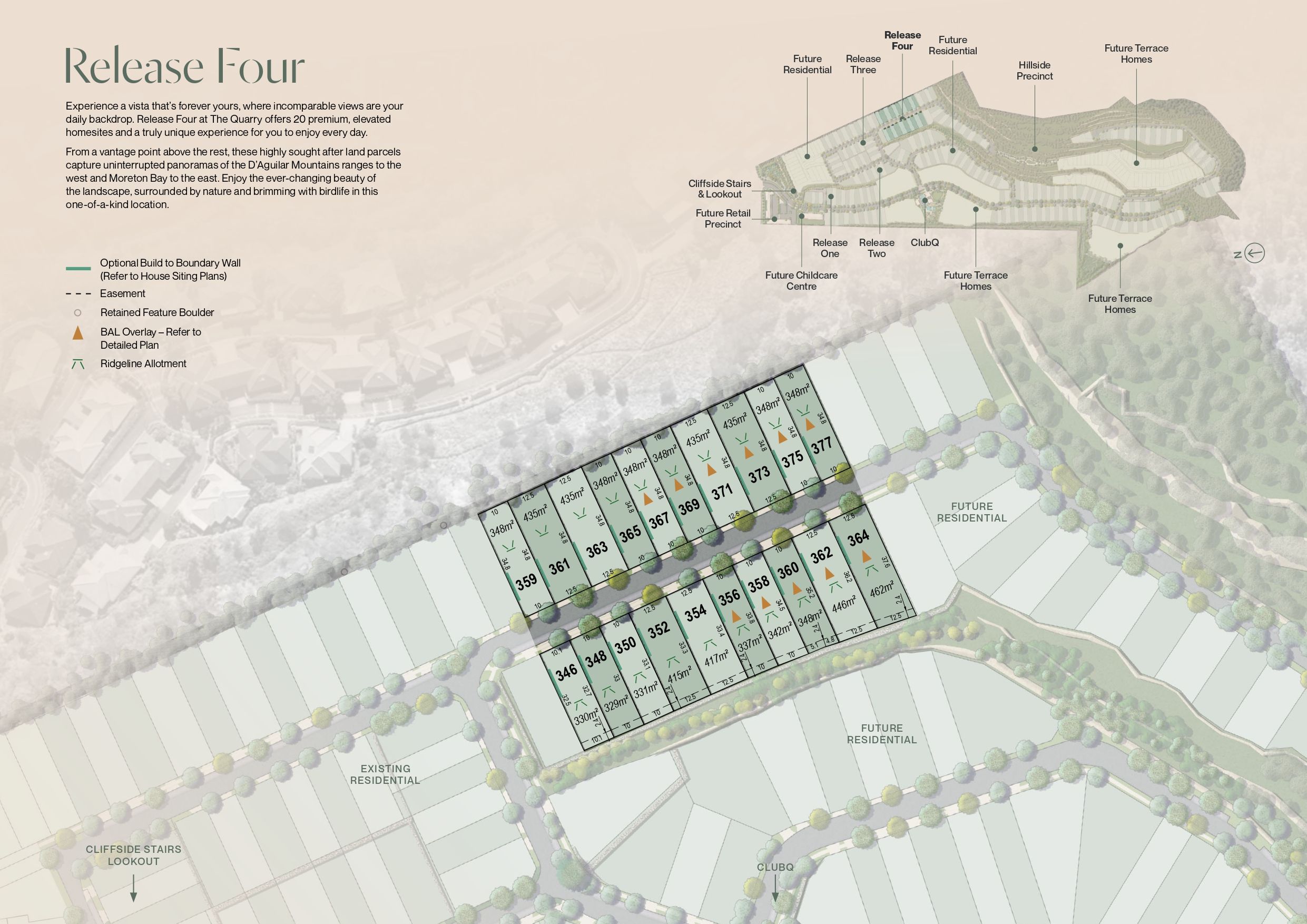 The Quarry Estate - Keperra Release Map