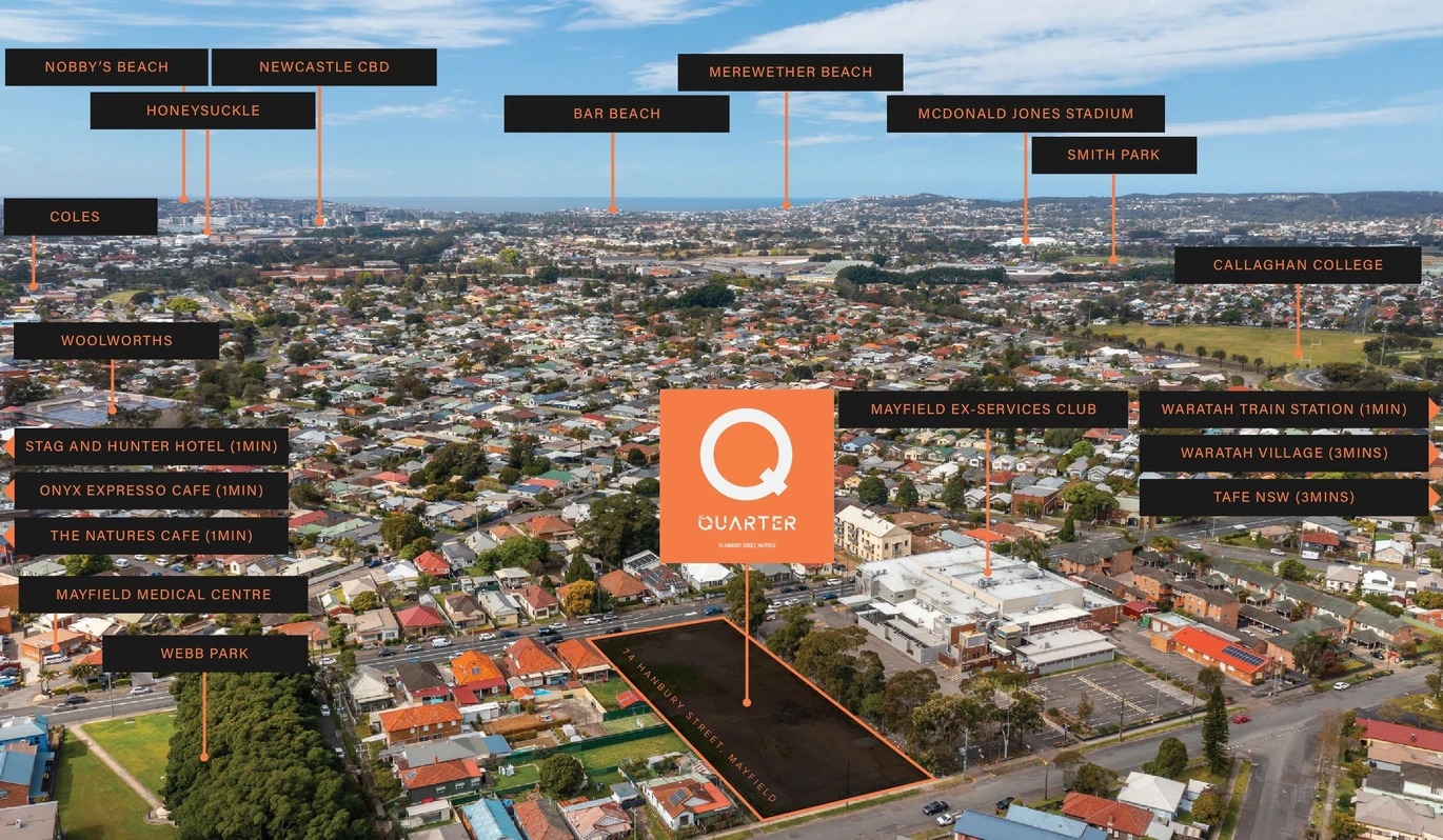 The Quarter Estate - Mayfield Aerial