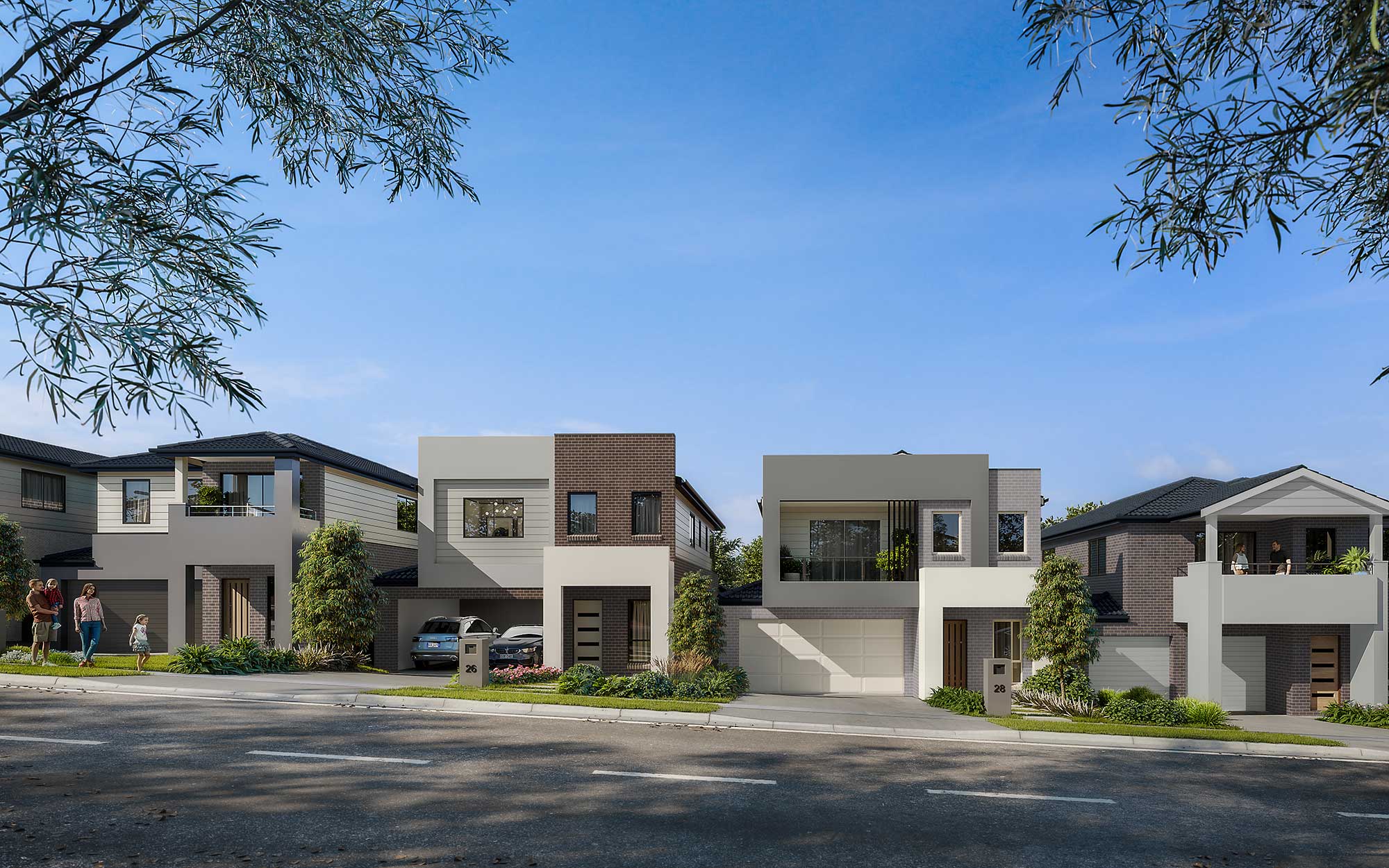The Quarters Estate - Menangle Render