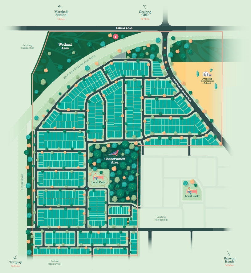 The Reserve Armstrong Creek Estate - Charlemo Masterplan