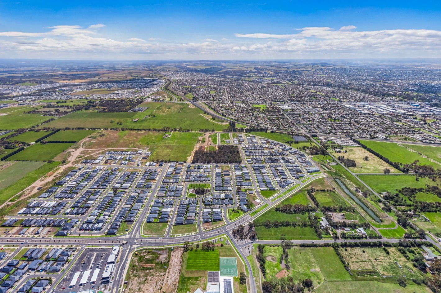 The Reserve Armstrong Creek Estate - Charlemont Aerial
