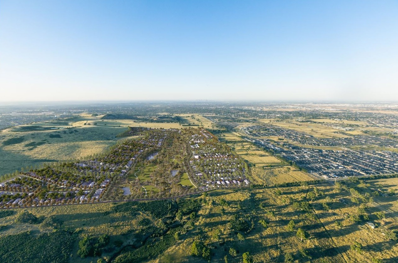 The Ridge at Riverhills Estate - South Morang - Wollert Aerial