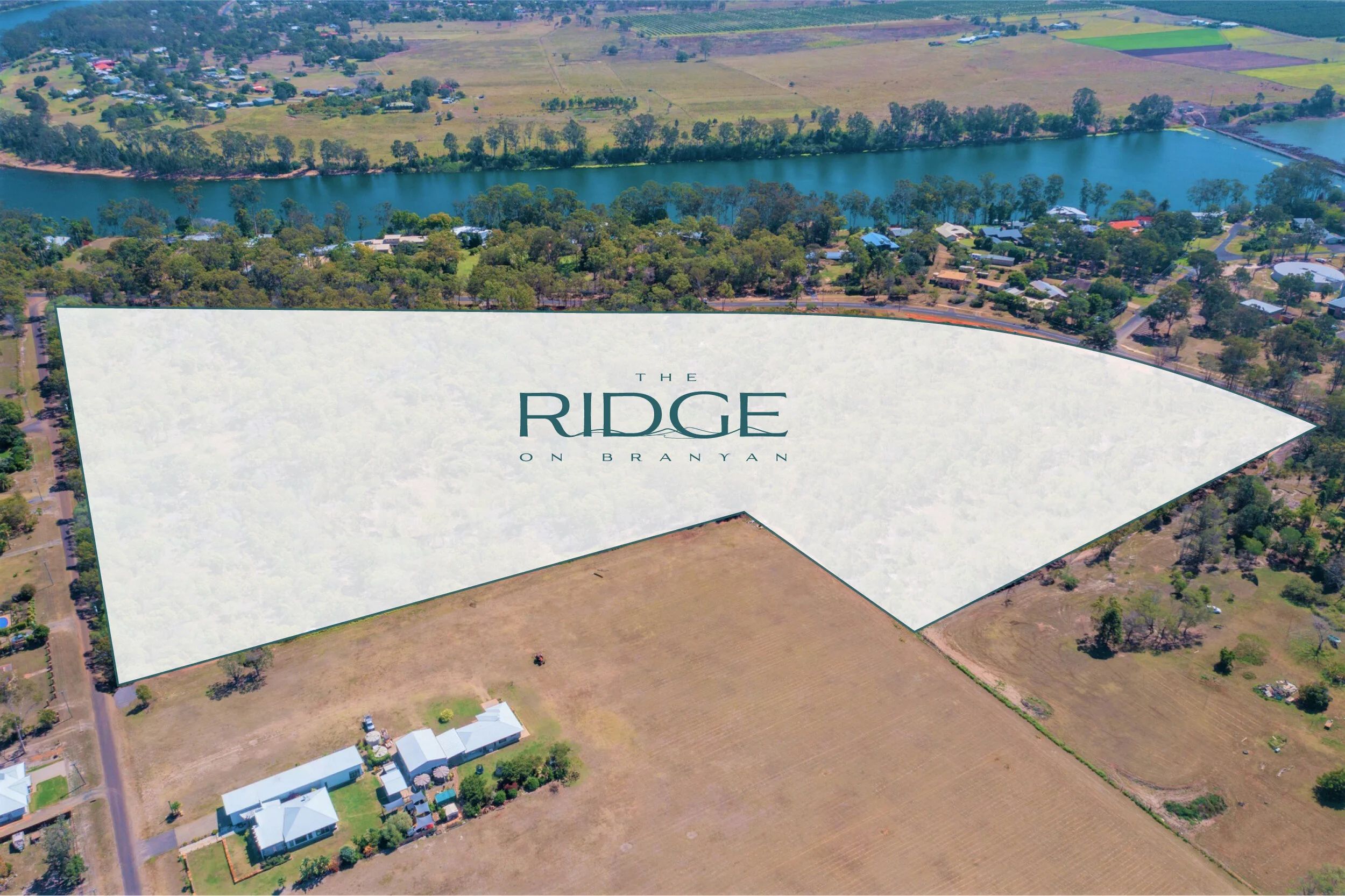 The Ridge on Branyan Estate - Branyan Aerial