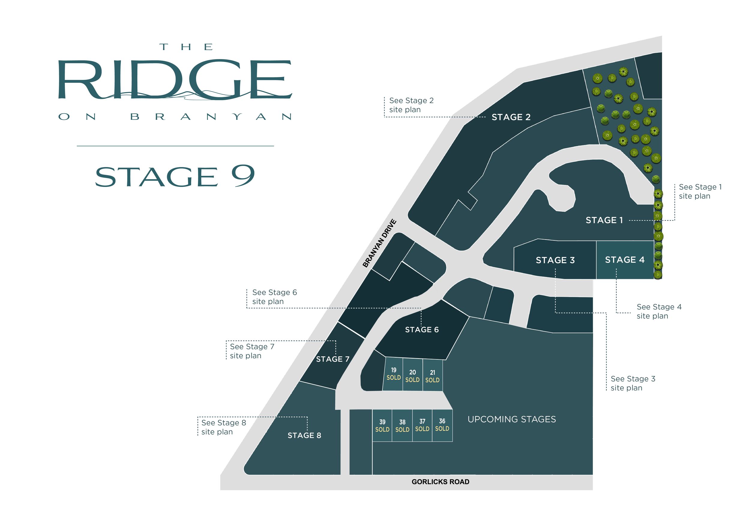 The Ridge on Branyan Estate - Branyan Release Map