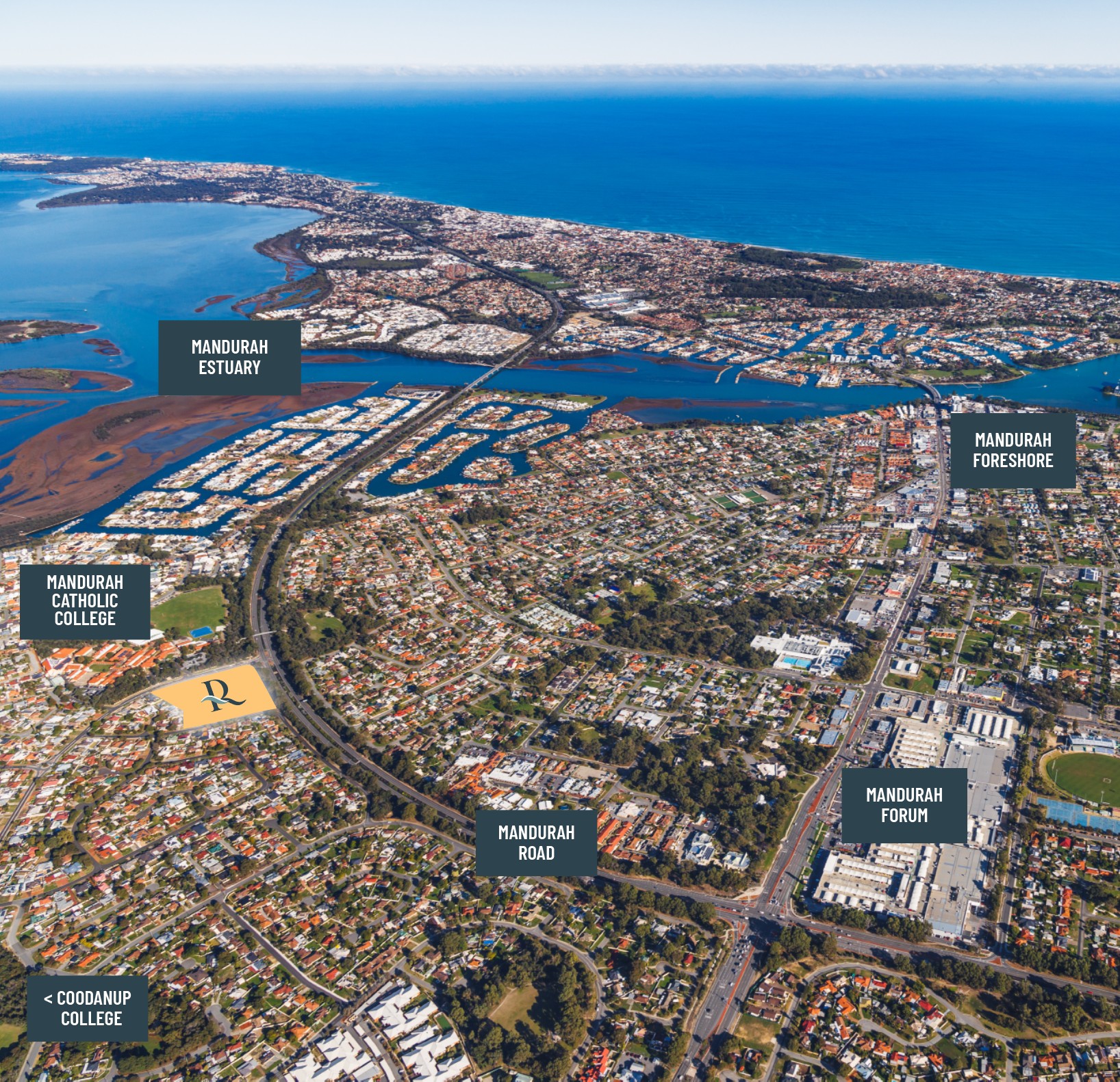 The Rise Estate - Coodanup Aerial
