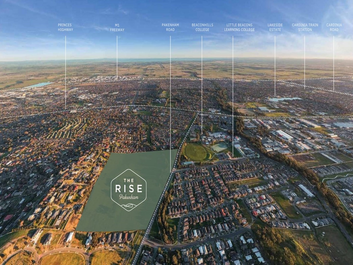 The Rise Estate - Pakenham Aerial