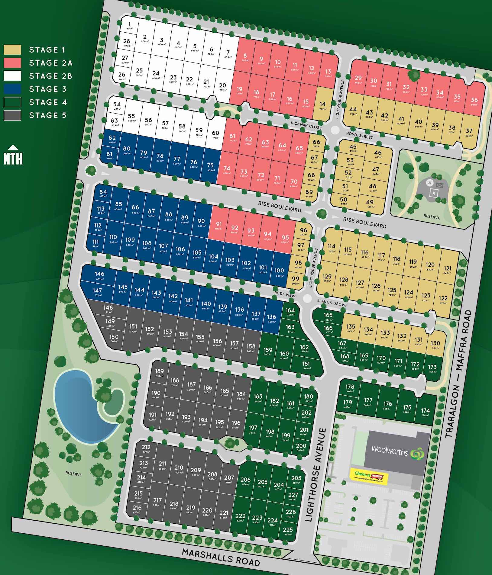 The Rise Estate - Traralgon Masterplan