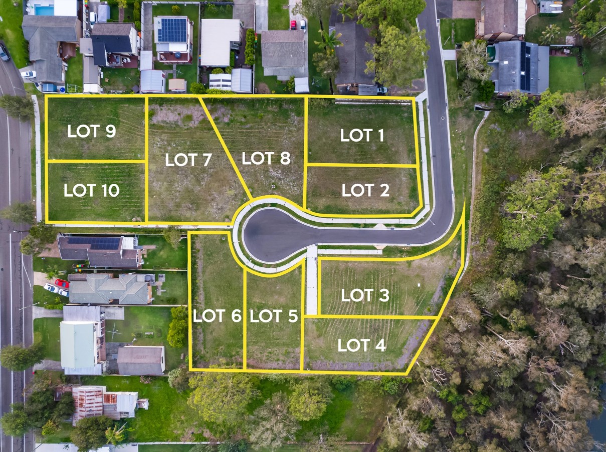 The Riverside Estate  - Chittaway Bay Aerial