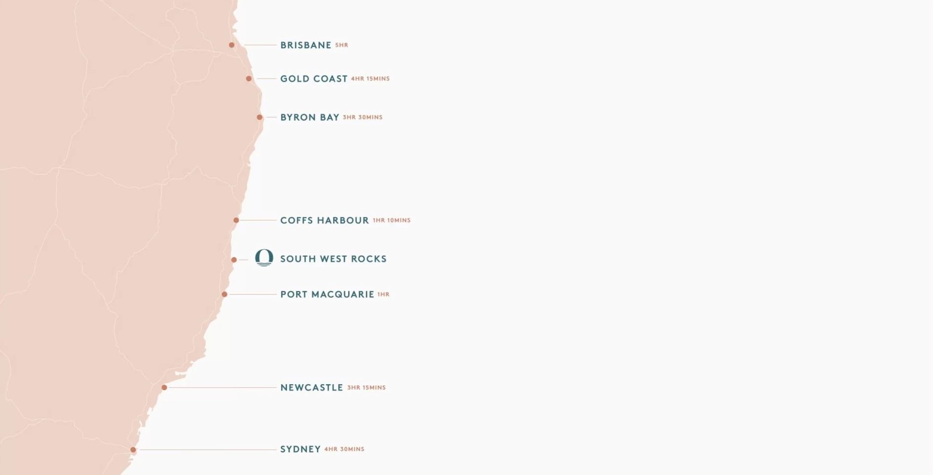 The Rocks Estate - South West Rocks Location Map