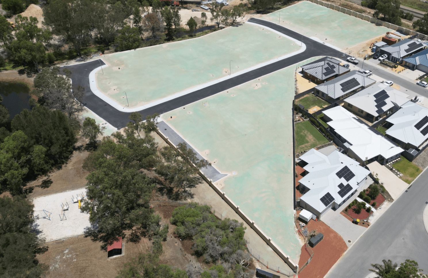 The Stables Estate - Hazelmere Aerial
