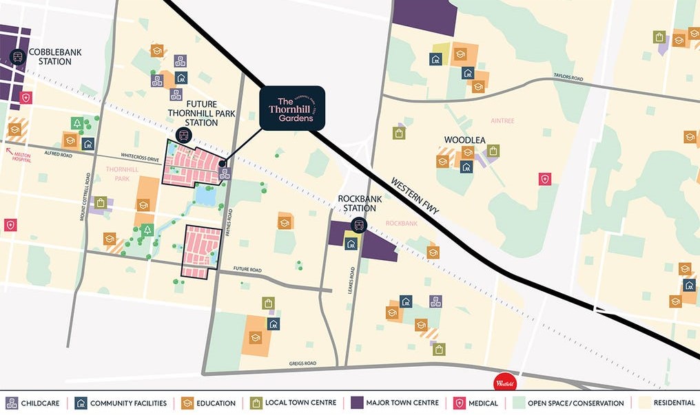 The Thornhill Gardens Estate - Thornhill Park Location Map