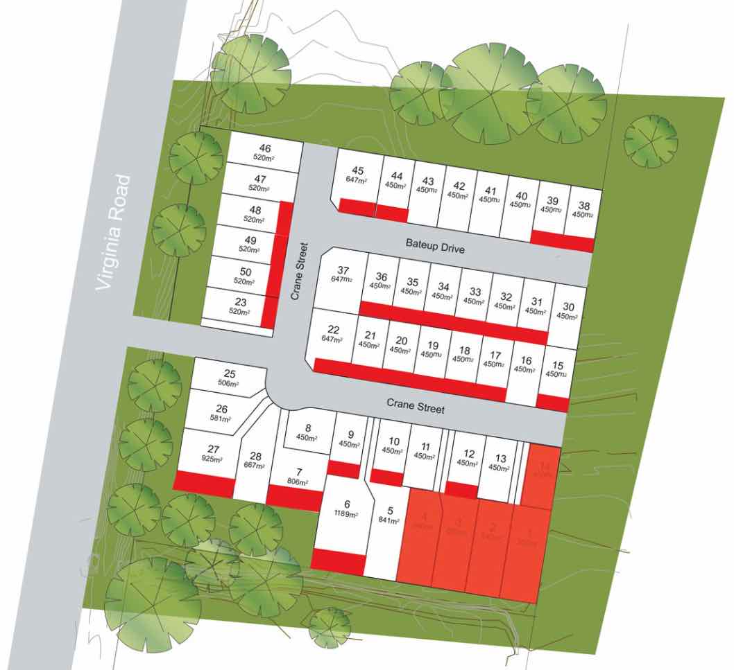 The Vale on Virginia Estate - Hamlyn Terrace Masterplan