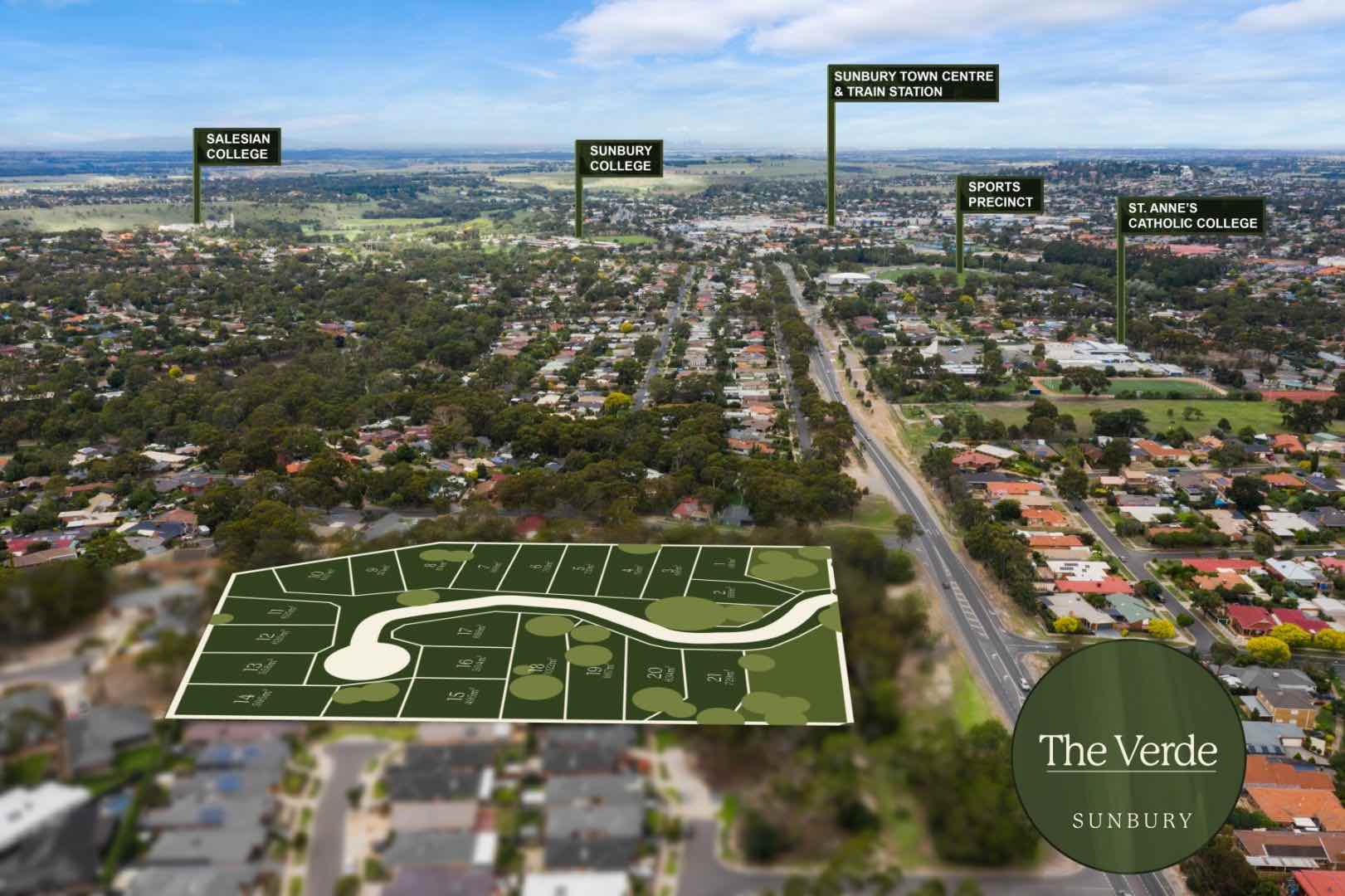 The Verde Estate - Sunbury Aerial 3