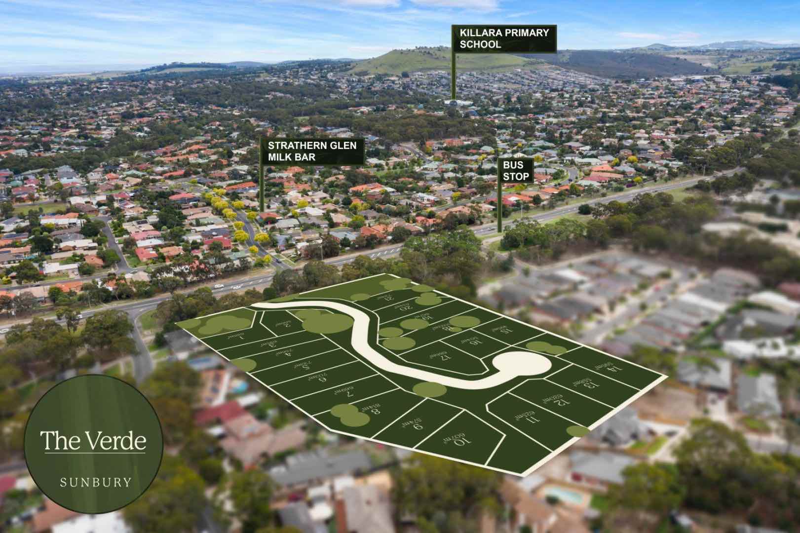 The Verde Estate - Sunbury Aerial