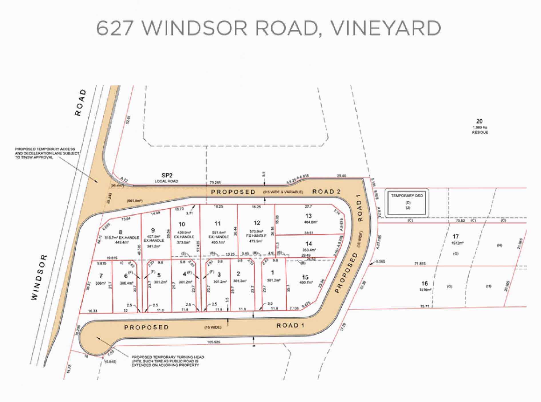 The Vineyard Estate - Vineyard Masterplan