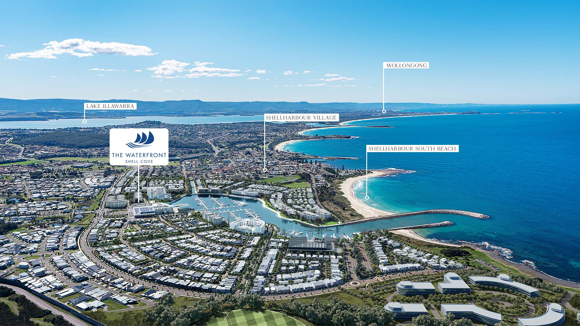 The Waterfront Estate - Shell Cove Aerial