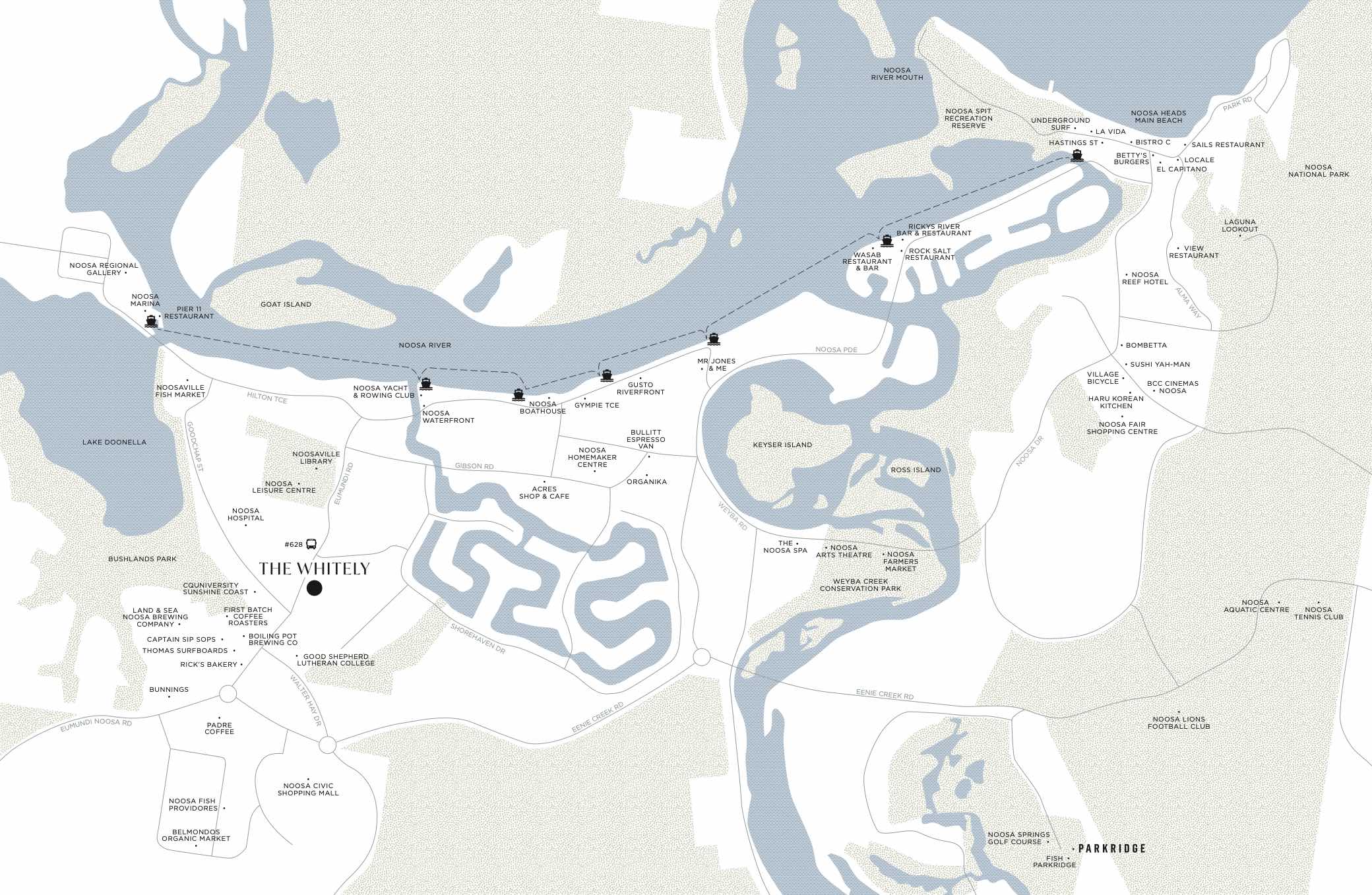 The Whitely Noosa Estate - Noosaville Location map
