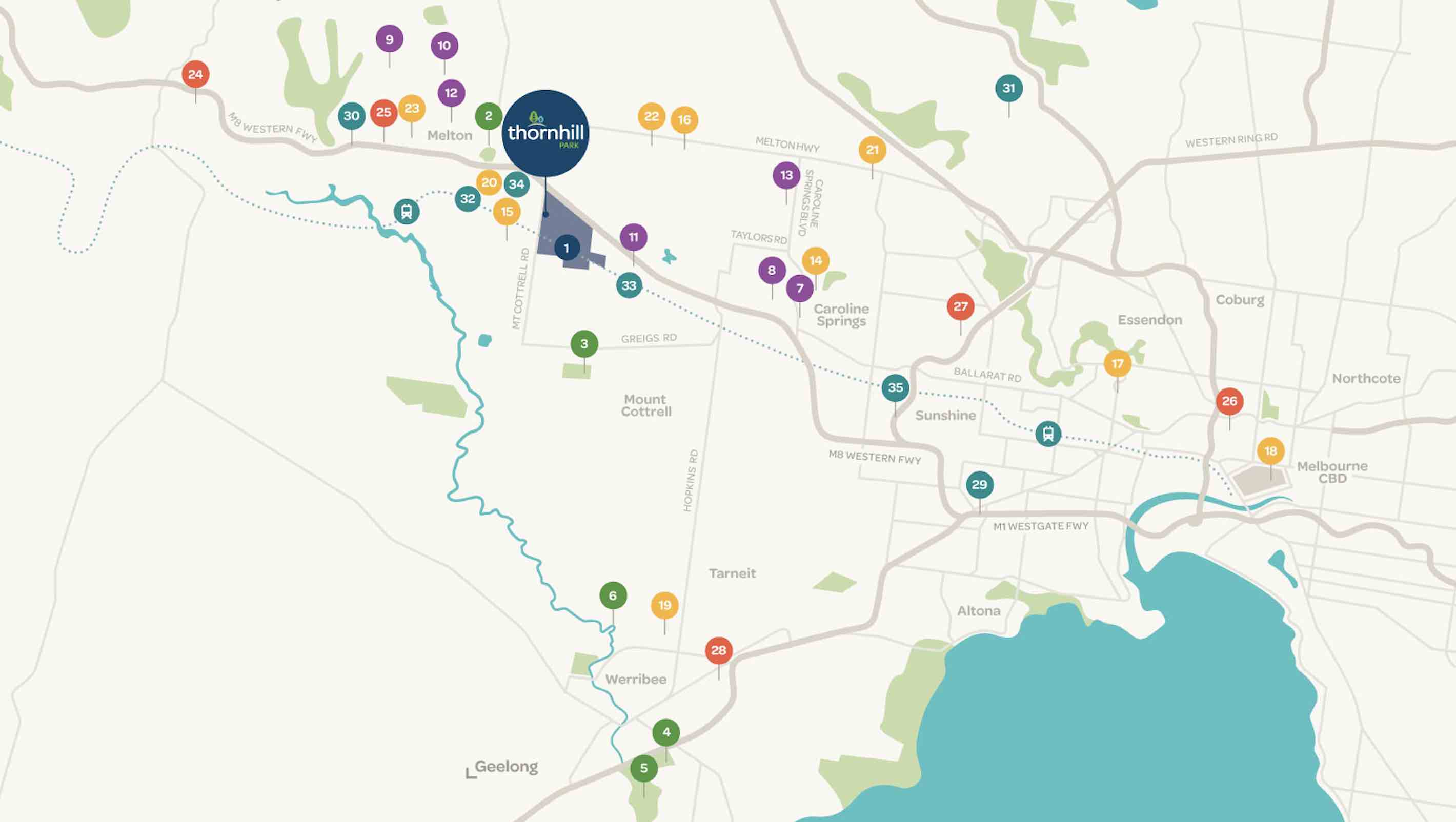 Thornhill Park Estate - Location Map