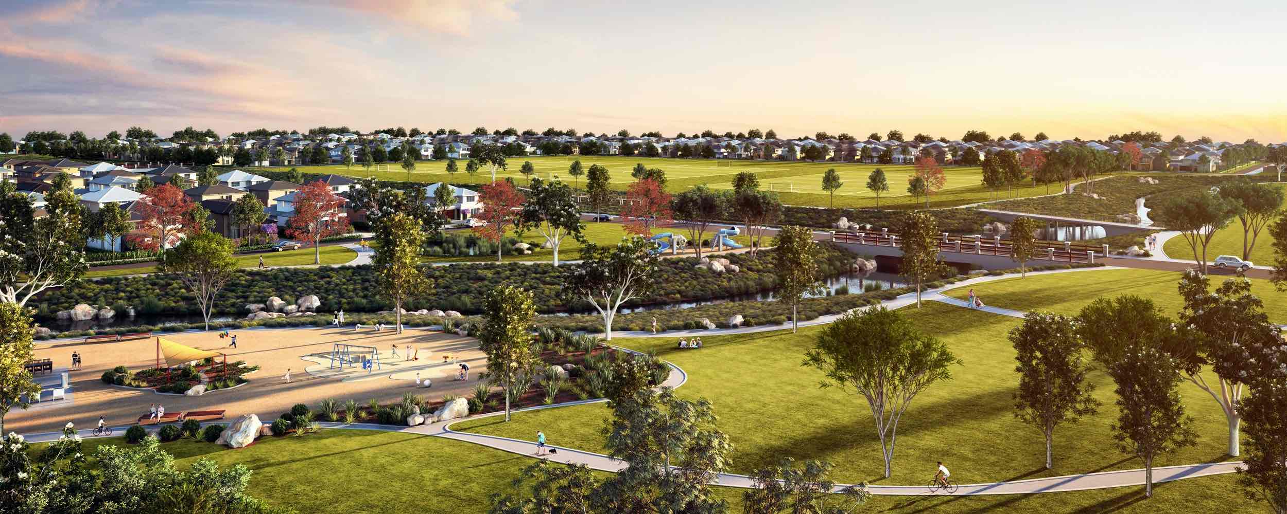 Thornhill-Park - Wetlands View Render