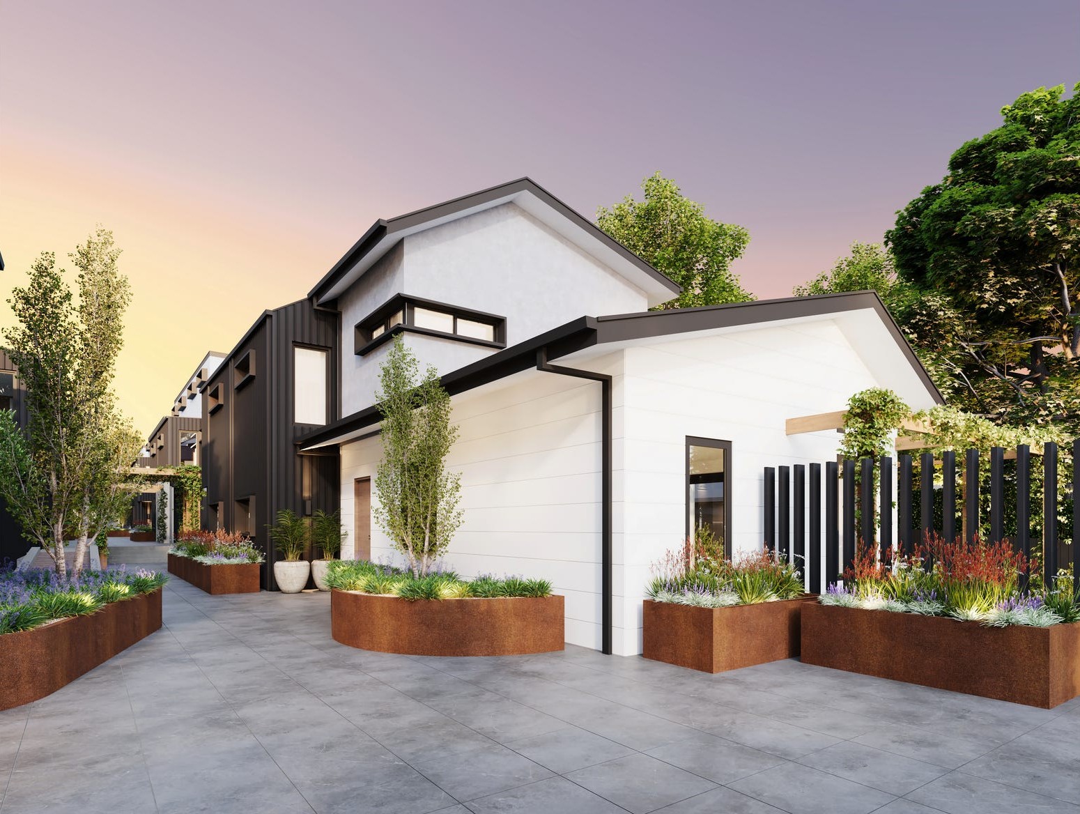 Three 82 Townhomes - Ivanhoe Render