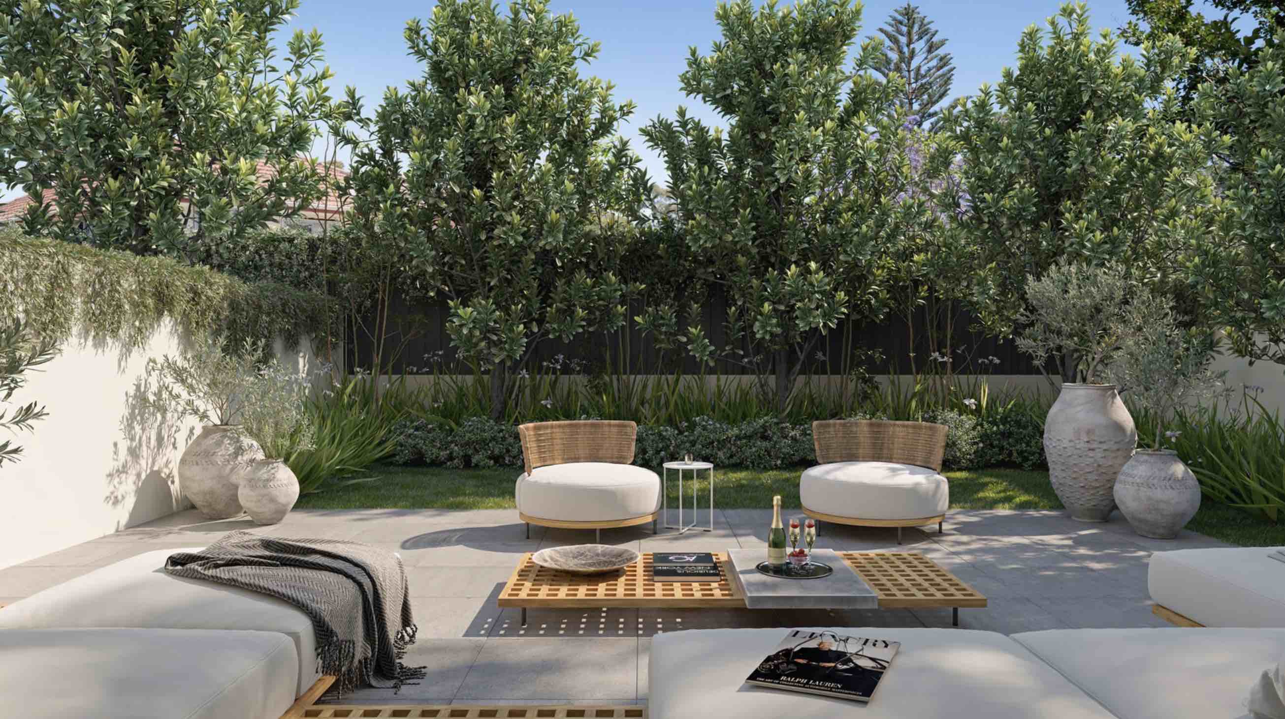 Tierra Estate - Willoughby Backyard